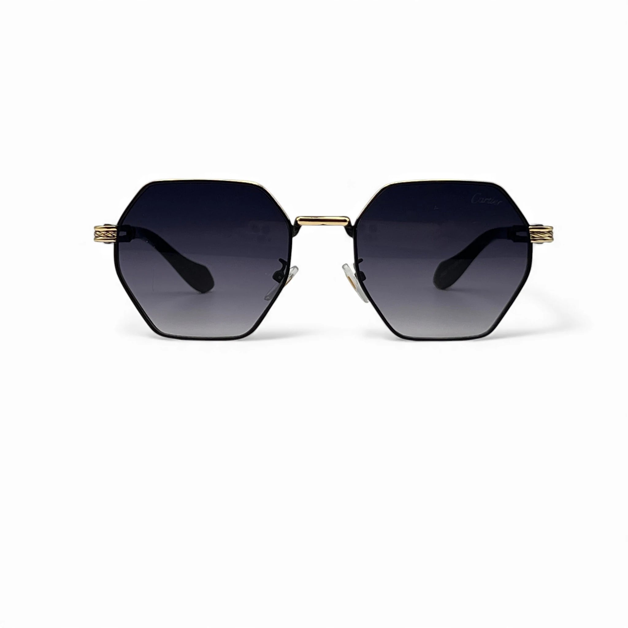 FADL Gilded Slate sunglasses in Gold Grey